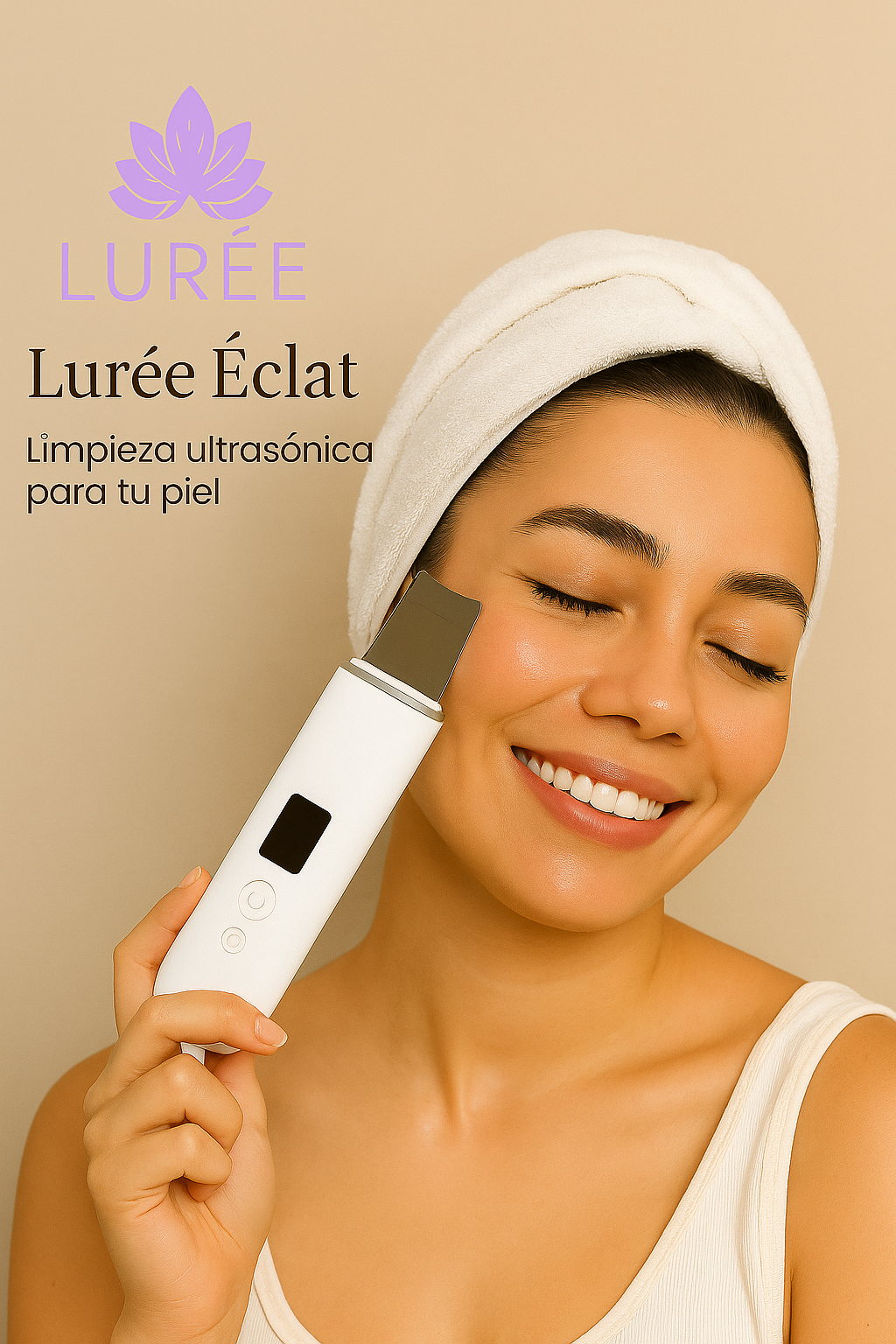 LURÉE ÉCLAT – Depurador ultrasónico facial