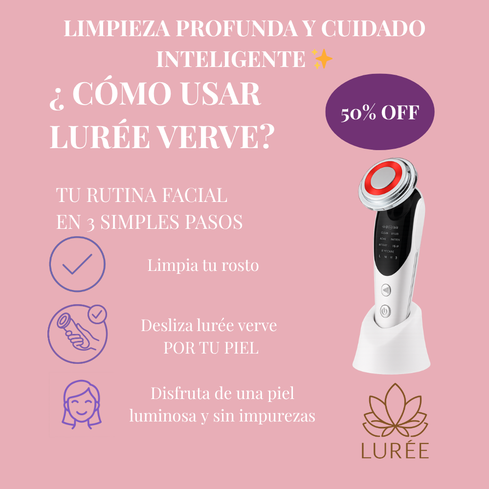 Lurée VERVE – Adiós a las arrugas sin cirugías ni cremas milagrosas